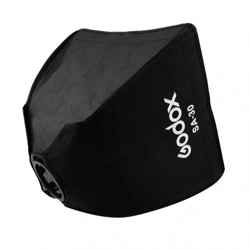 Godox SA-30 Softbox con Griglia 30x30cm per S30 - Illuminazione Morbida e Focalizzata