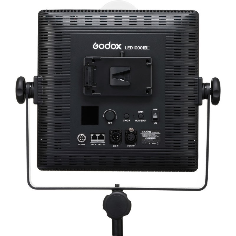 Godox LED1000D II 70 W Luce LED Dimmerabile con Barndoor e DMX 5600K