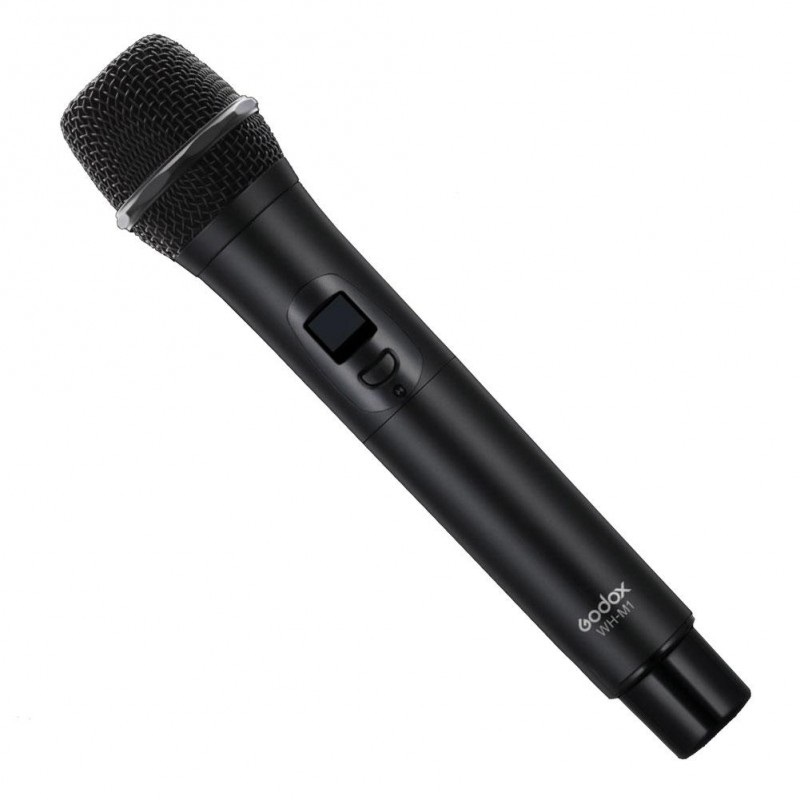 Godox WH-M1 Microfono Wireless Portatile UHF per Interviste e Conferenze