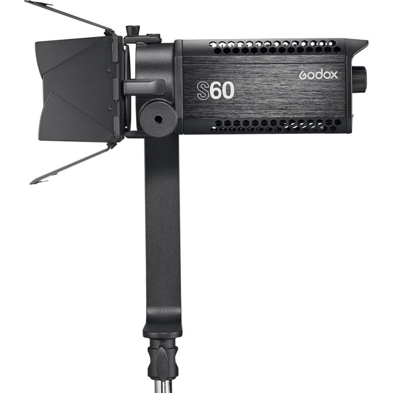 Godox S60 Luce LED di Messa a Fuoco 60 W con Fascio Variabile da 6 a 55 Gradi e Garanzia di 5 Anni
