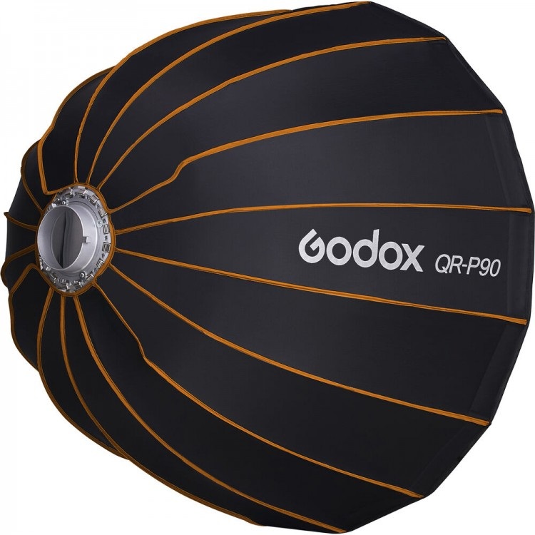 Godox QR-P90 Softbox Parabolico 90 cm con Montatura Bowens e Sgancio Rapido