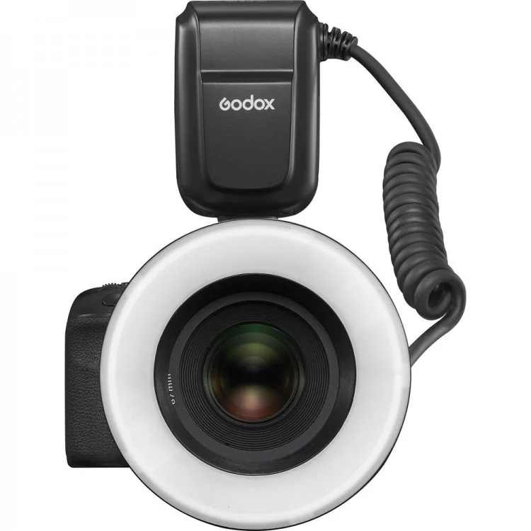 Godox MF-R76 Flash Macro Anulare - Illuminazione Morbida e Uniforme per Fotografia Macro, Compatibile con DSLR Canon, Nikon, Sony e Altri