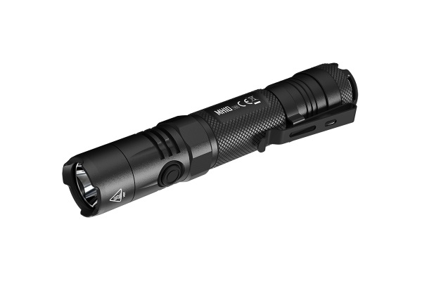 Nitecore MH10 V2 - Torcia Ricaricabile LED Nero, 1200 Lumen, Portata 202 metri, Modalità Stroboscopica e SOS