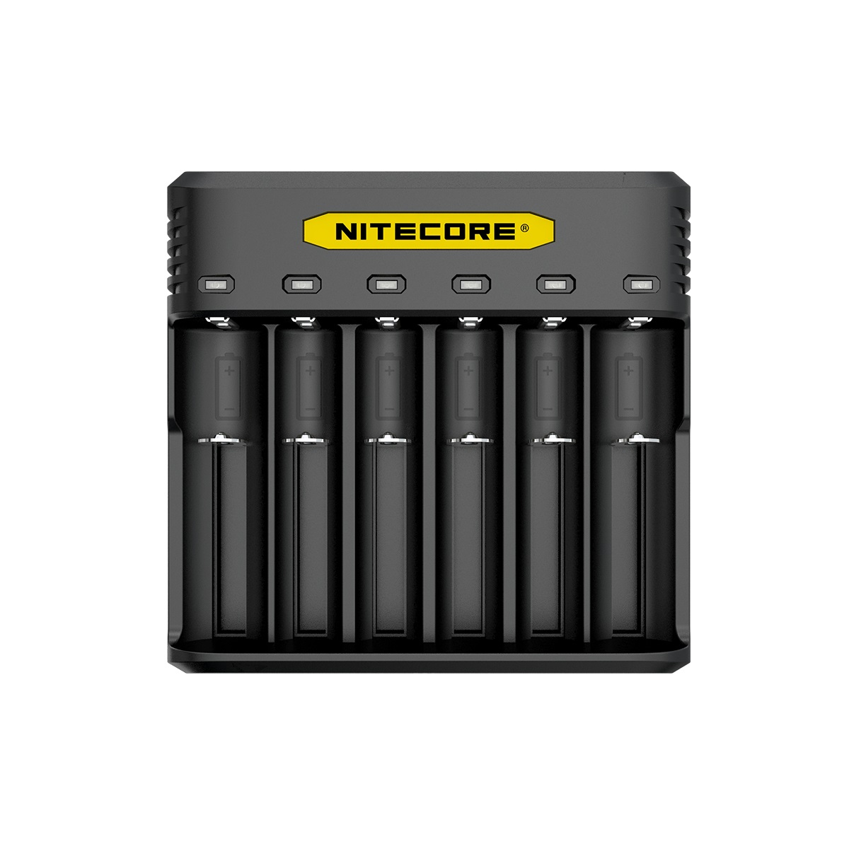 Nitecore Q6 Caricabatterie Rapido per 1-6 Batterie Li-ion e IMR, Corrente Massima 2,1A