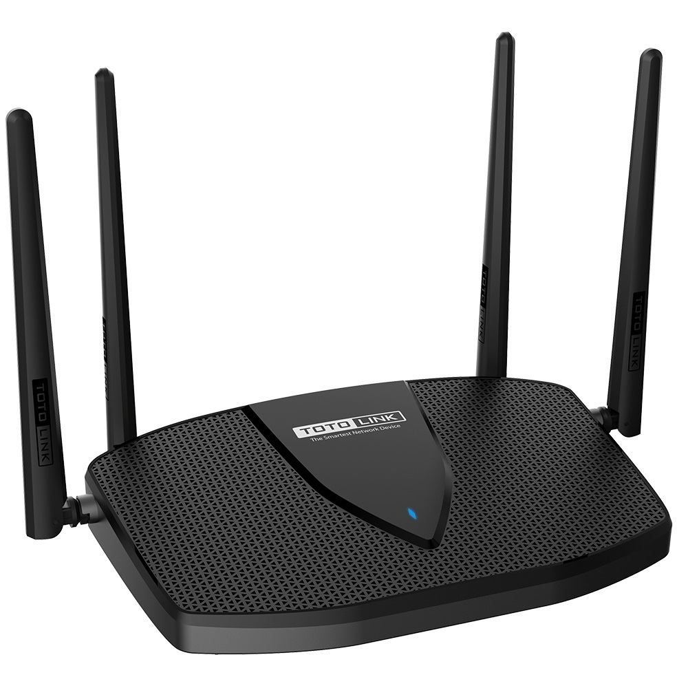 TOTOLINK X5000R AX1800 WIRELESS DUAL BAND GIGABIT ROUTER vlan router wireless Gigabit Ethernet Dual-band (2.4 GHz/5 GHz) Nero