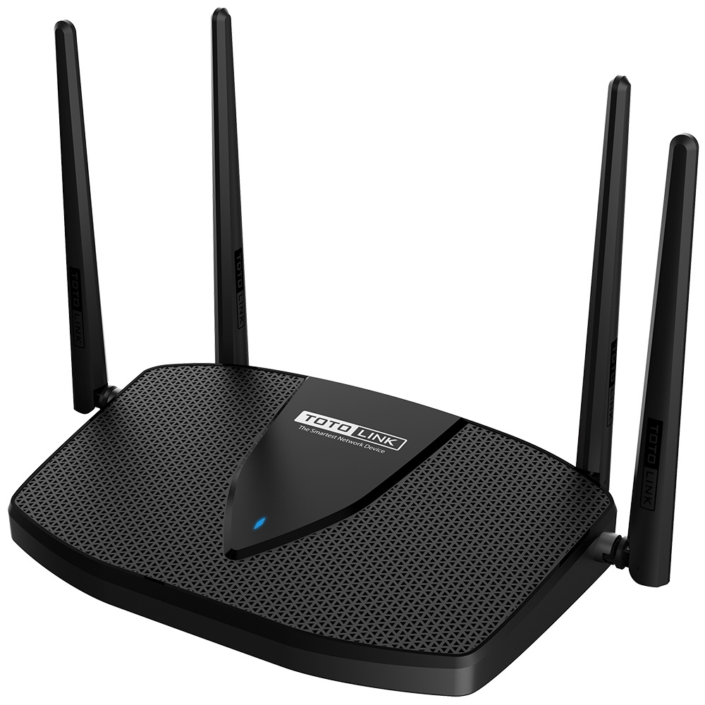 TOTOLINK X5000R AX1800 WIRELESS DUAL BAND GIGABIT ROUTER vlan router wireless Gigabit Ethernet Dual-band (2.4 GHz/5 GHz) Nero