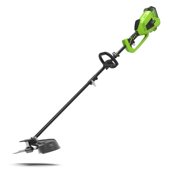 Greenworks GD40BC Decespugliatore a Batteria 40V Brushless con Ampiezza Taglio 40 cm, Filo Nylon 2mm, Lama 25 cm, Altezza Regolabile, Senza Batterie e Caricabatterie