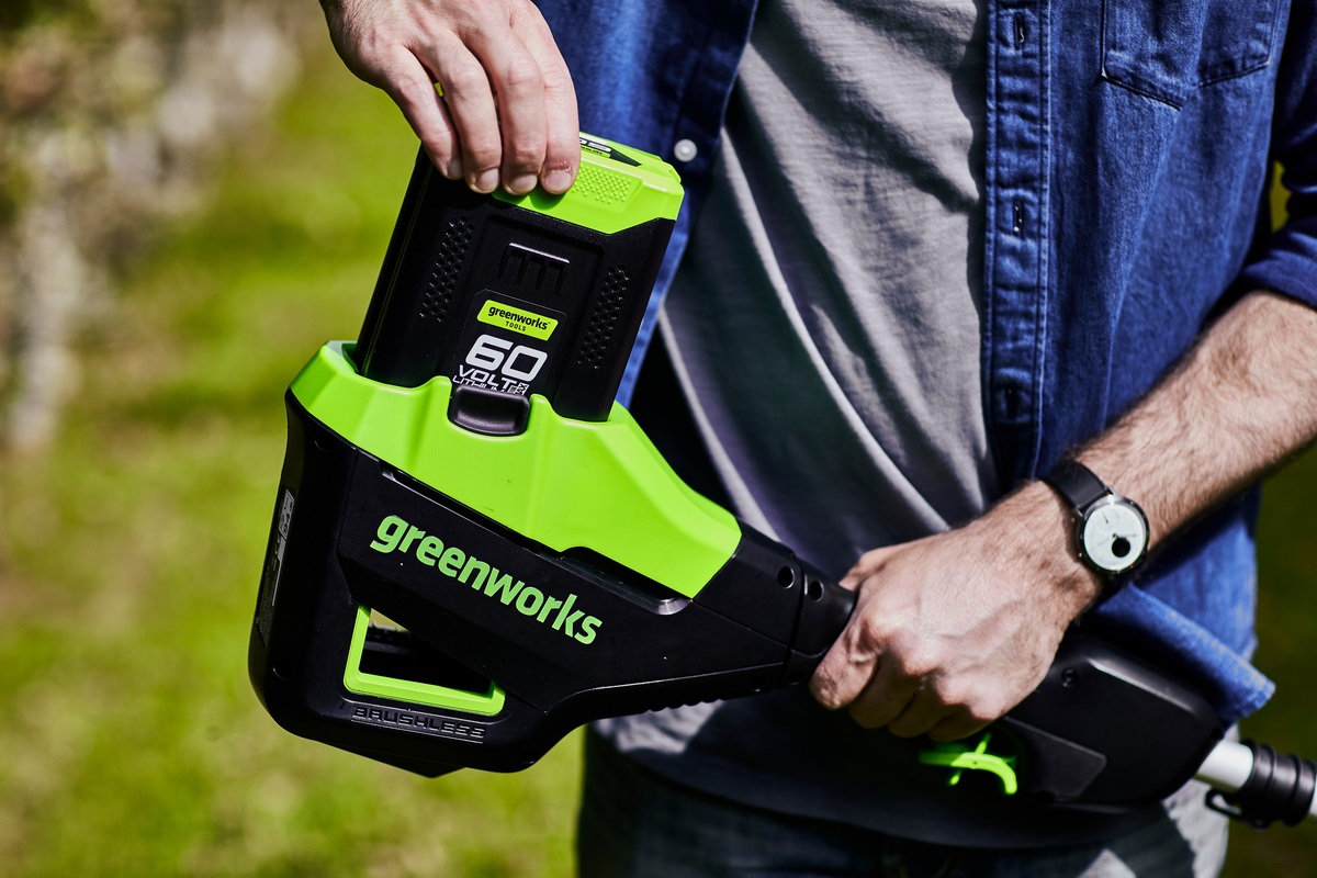 GREENWORKS Batteria 60V 2Ah G60B2 - Alta Prestazione con Indicatori LED