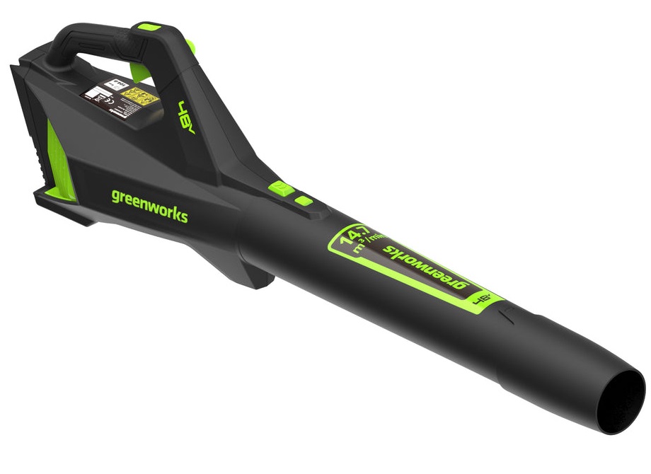 Greenworks G48AB - Soffiatore a batteria assiale 48V, leggero e maneggevole, senza batterie e caricabatterie