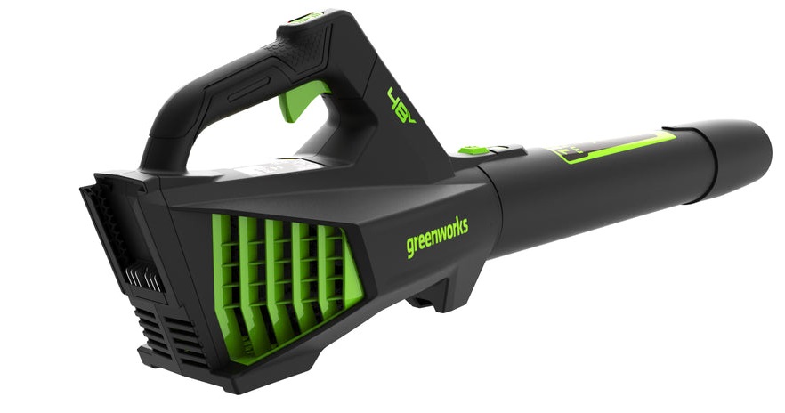 Greenworks G48AB - Soffiatore a batteria assiale 48V, leggero e maneggevole, senza batterie e caricabatterie