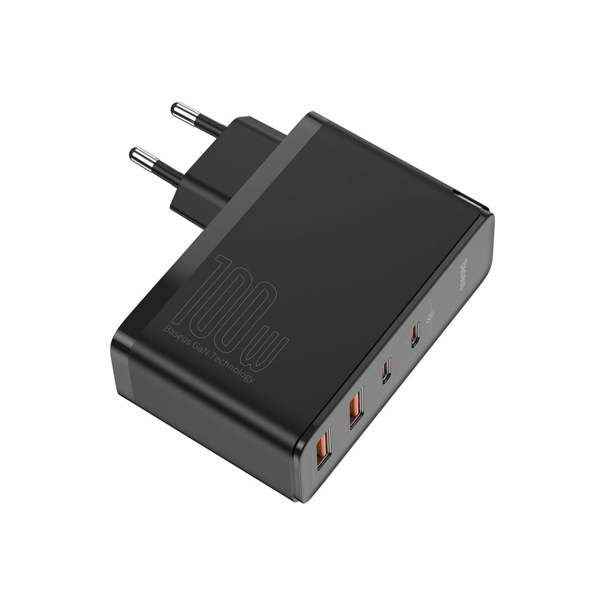 Baseus GaN2 Pro Caricabatteria Universale Nero 100W 2xUSB-A 2xUSB-C Ricarica Rapida