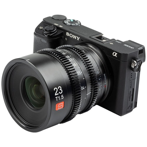 Viltrox S 23mm T1.5 Cine Obiettivo MF per Sony E-Mount - Apertura T1.5, Super35/APS-C, Distanza Minima di Messa a Fuoco 30 cm
