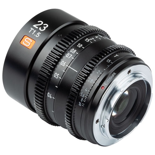 Viltrox S 23mm T1.5 Cine Obiettivo MF per Sony E-Mount - Apertura T1.5, Super35/APS-C, Distanza Minima di Messa a Fuoco 30 cm
