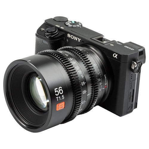 Viltrox S 56mm T1.5 Cine Obiettivo per Sony E-Mount APS-C - Messa a Fuoco Manuale, Apertura T1.5