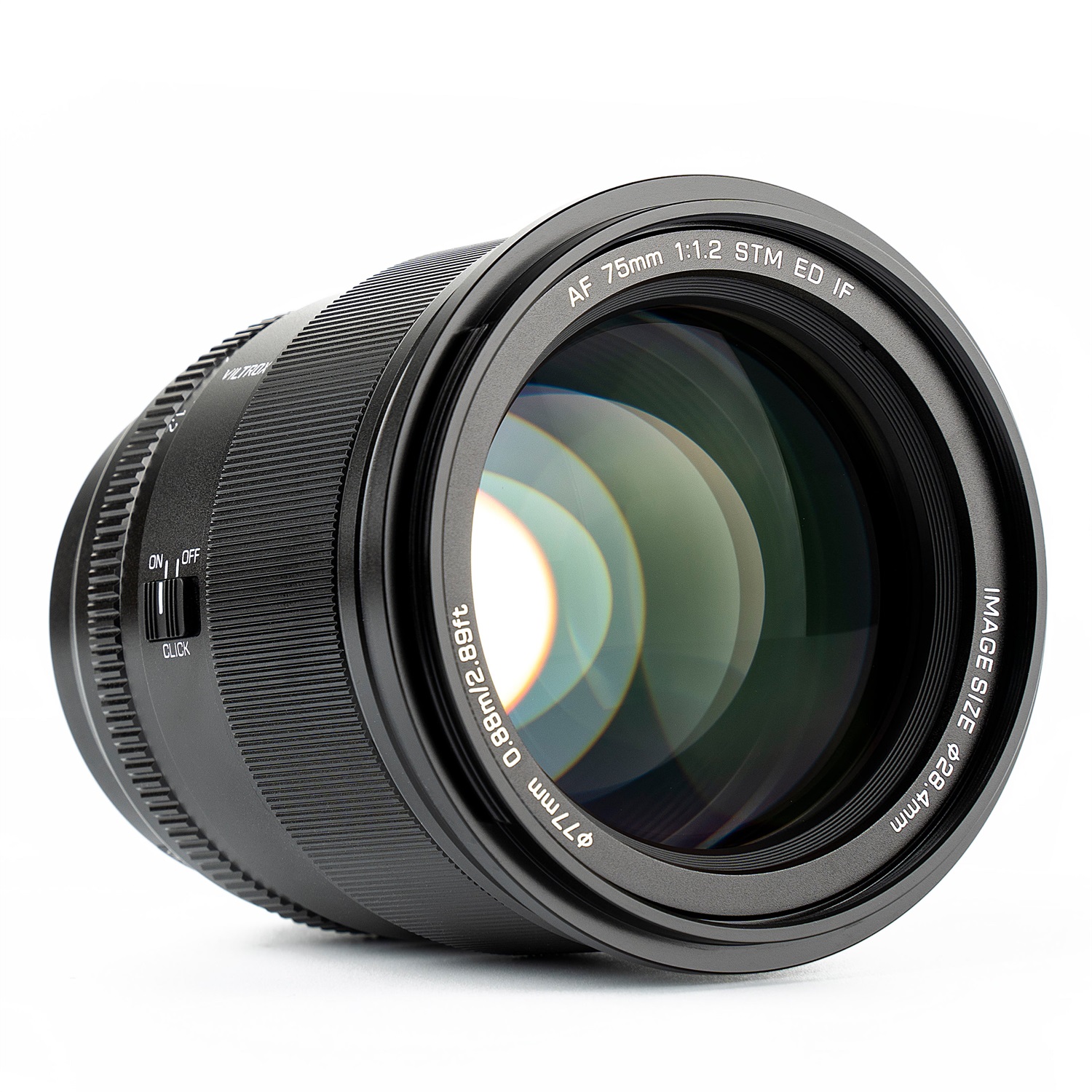 Viltrox AF 75mm f/1.2 Pro Obiettivo Tele per Sony E-mount APS-C - Apertura F1.2, Messa a Fuoco con Stepper Motor