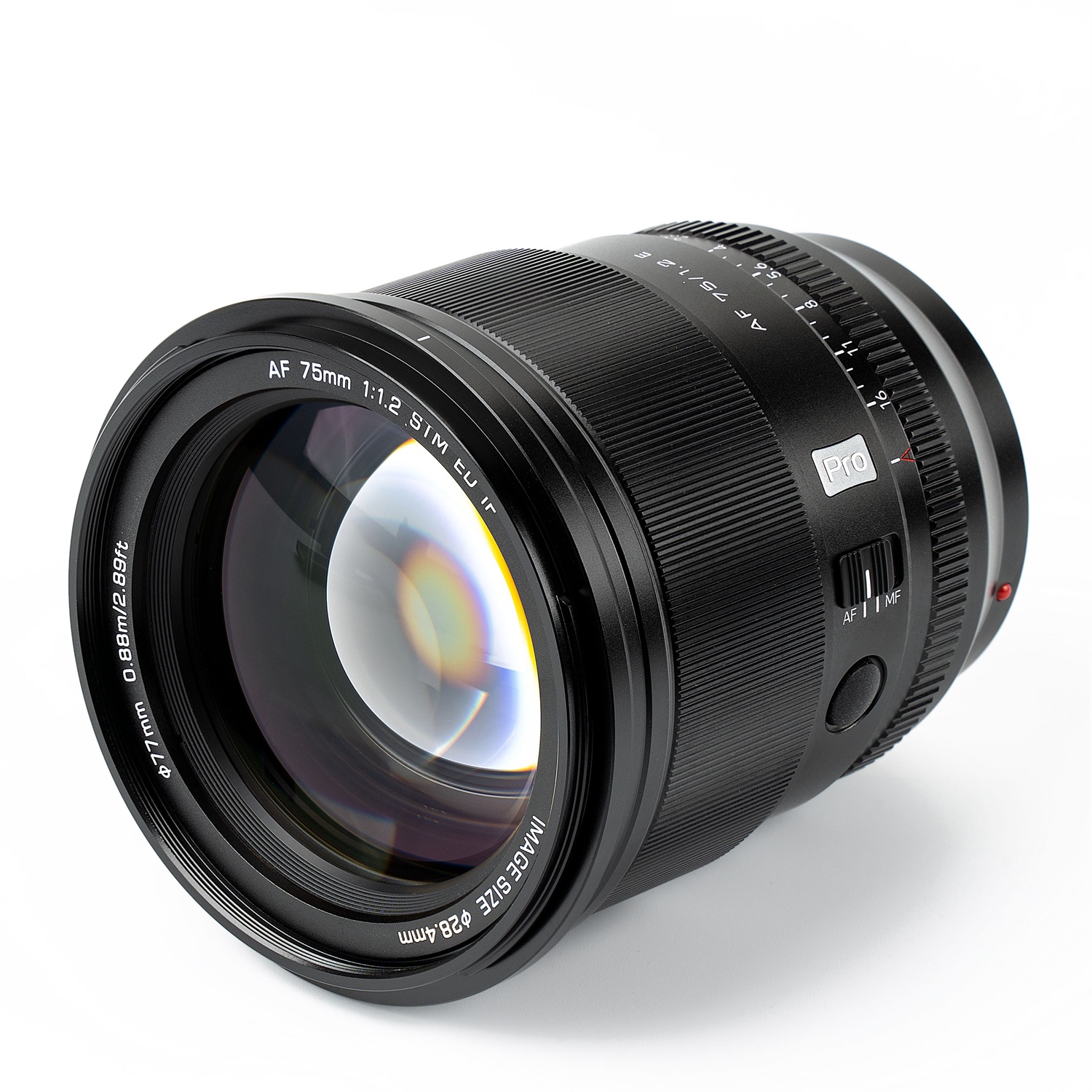 Viltrox AF 75mm F1.2 PRO Obiettivo Teleobiettivo per Nikon Z mount APS-C - Apertura F1.2 - 675g