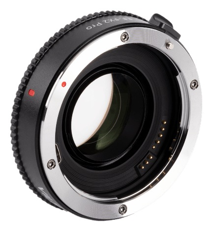 Viltrox EF-FX2 Pro - Adattatore per obiettivo Canon EF con ghiera di apertura manuale, compatibile con fotocamere Fuji