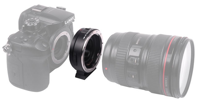 Viltrox EF-M1 - Adattatore Autofocus per Obiettivi Canon EF/EF-S su Micro 4/3 - Nero