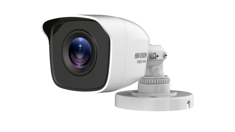 Hikvision HWT-B120-M Telecamera Bullet 4in1 2.0 MP 1080p con Ottica Fissa 2.8mm, Angolo di Visione 103°, IP66, Funzioni OSD