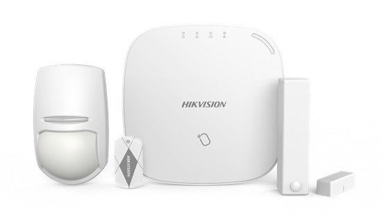 Hikvision DS-PWA32-NST Kit di Sicurezza Domestica Intelligente Wi-Fi con 32 Ingressi, Verifica Video e Connettività 3G/4G