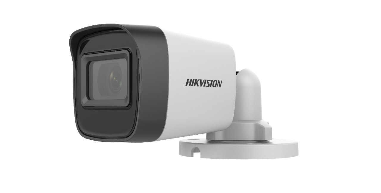 Hikvision DS-2CE16H0T-ITFS Telecamera di Sicurezza CCTV Esterno 5MP Mini Bullet 3.6mm 4in1 con Smart IR IP67