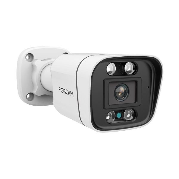 Foscam V8EP Telecamera di Sicurezza IP Esterno 3840 x 2160 Pixel Cablata con Riconoscimento Intelligente e Compatibilità Alexa/Google Assistant