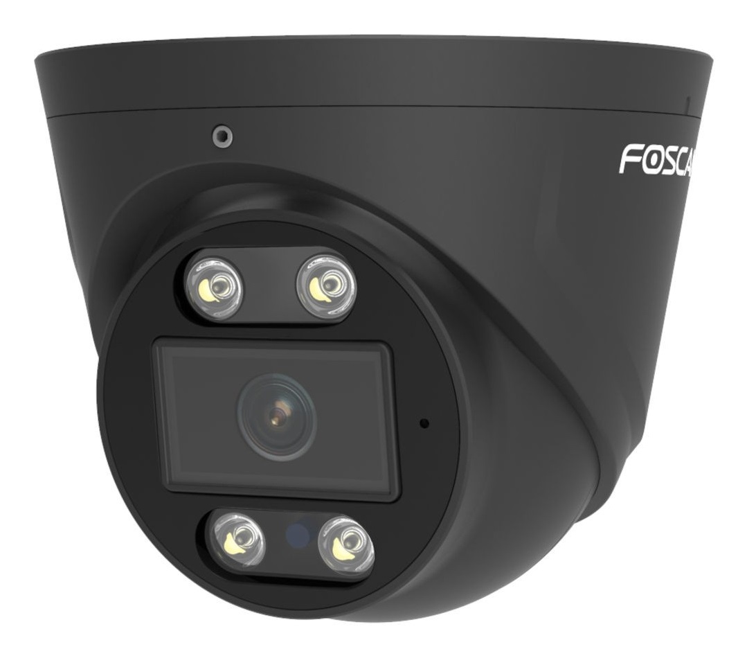 Foscam FN9108E-T4-2T BLACK Kit di Videosorveglianza Cablato 8 Canali con Telecamere a Cupola Esterno RJ-45