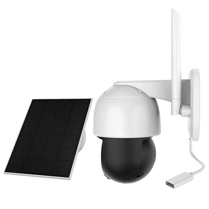 Foscam B4 Telecamera di Sicurezza IP Esterno Wireless 2560 x 1440 Pixel Bianco con Visione Notturna e Rilevamento PIR