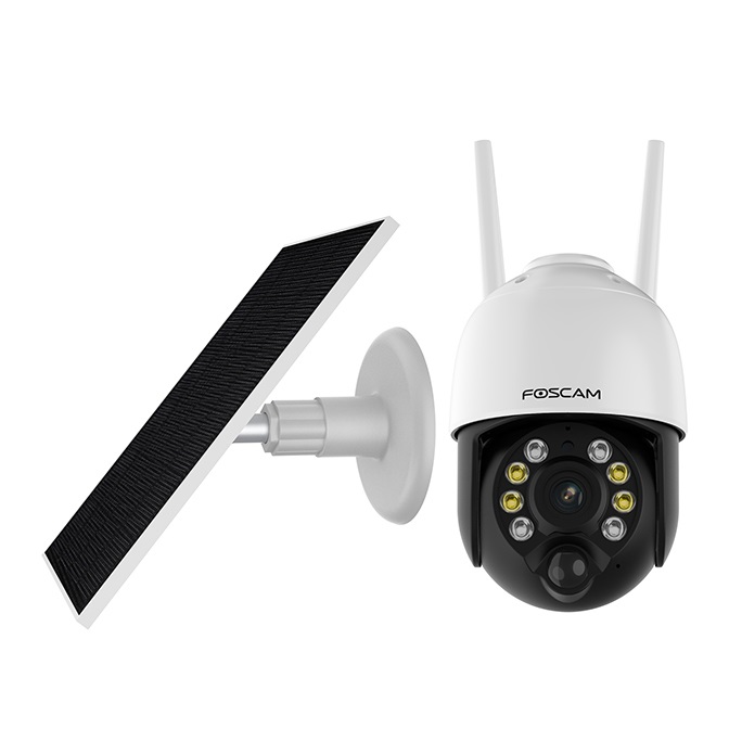 Foscam B4 Telecamera di Sicurezza IP Esterno Wireless 2560 x 1440 Pixel Bianco con Visione Notturna e Rilevamento PIR