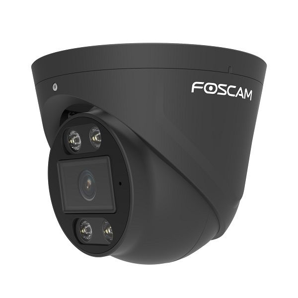 Foscam T8EP Telecamera di Sicurezza IP Esterno 8 MP con Faretti, Sirena e Visione Notturna