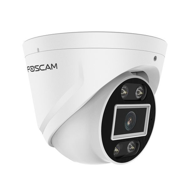 Foscam T8EP Cupola Telecamera di Sicurezza IP Esterno 4K con Supporto per Alexa e Google Assistant