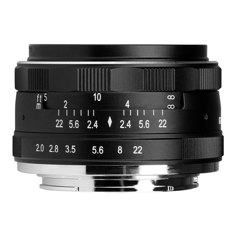 Meike MK-50mm F2.0 Obiettivo Standard Manuale per Sony E-Mount - Alta Intensità Luminosa, Messa a Fuoco Manuale, Ottimo Rapporto Qualità-Prezzo