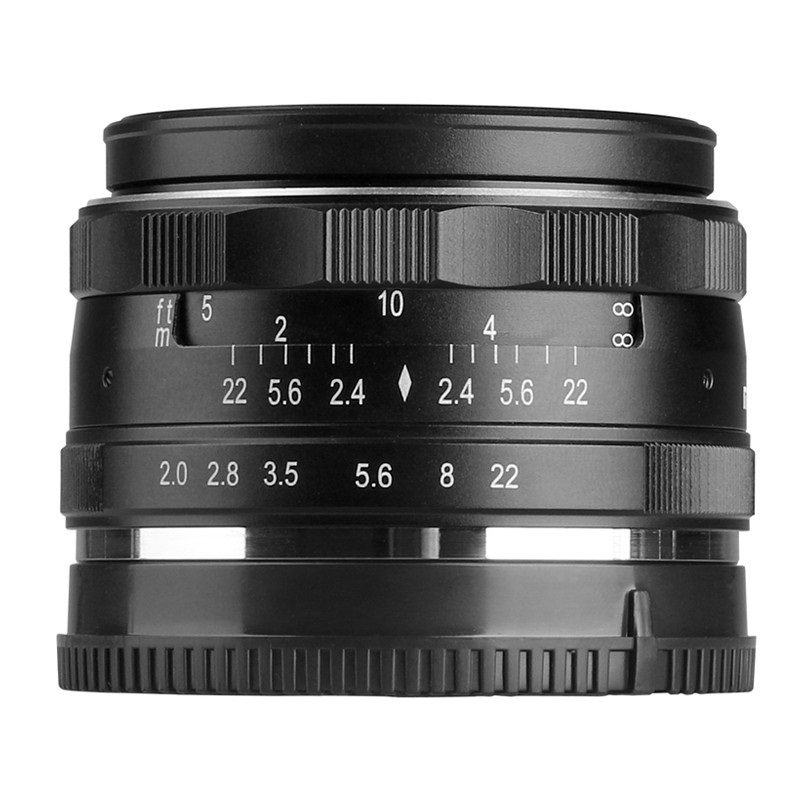 Meike MK-50mm F2.0 Obiettivo Standard Manuale per Sony E-Mount - Alta Intensità Luminosa, Messa a Fuoco Manuale, Ottimo Rapporto Qualità-Prezzo