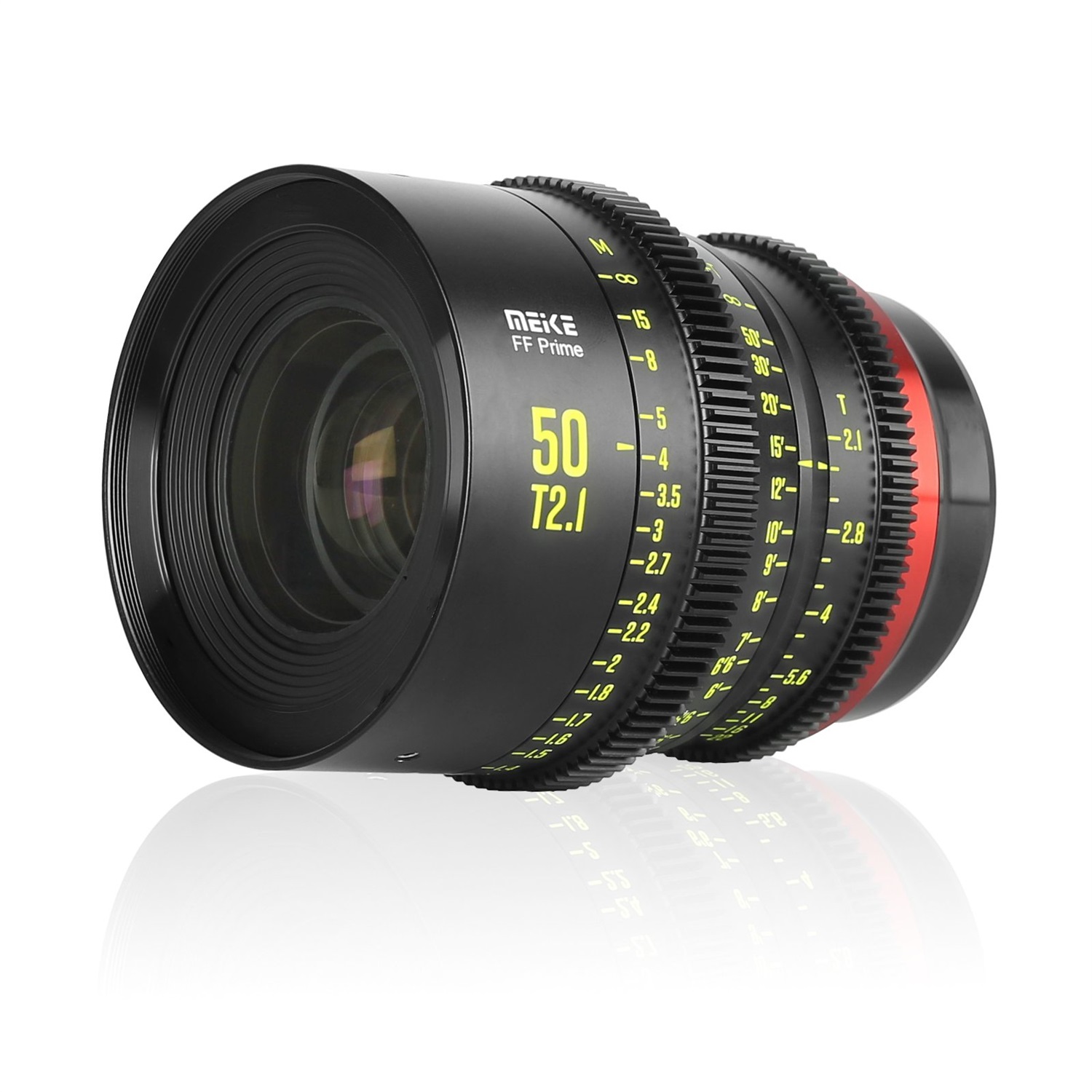 Meike MK 50mm T2.1 Obiettivo Prime Cinema Full Frame per Canon RF