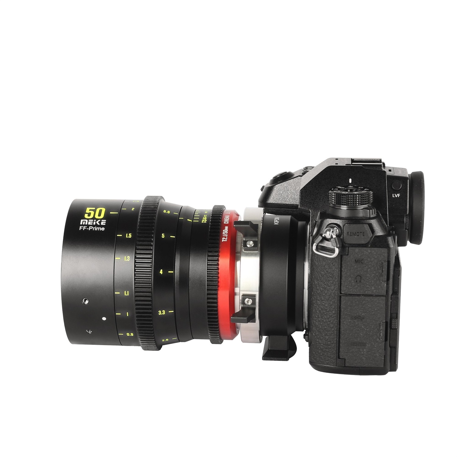 Meike MK 50mm T2.1 Obiettivo Prime Cinema Full Frame per Canon RF