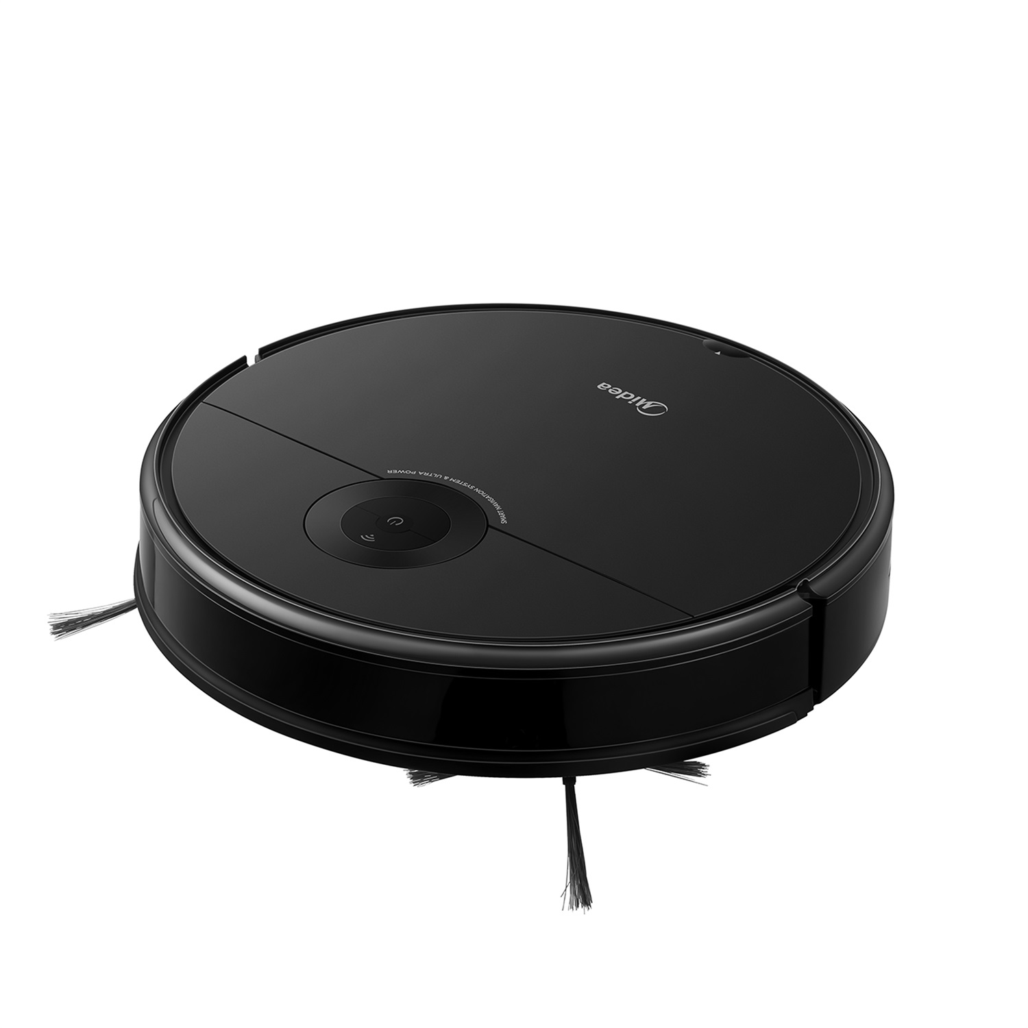 Midea I5C Aspirapolvere Robot Senza Sacchetto Nero - 0,25 L, Super Aspirazione 4000PA, 3 Modalità di Pulizia, Controllo Vocale e APP