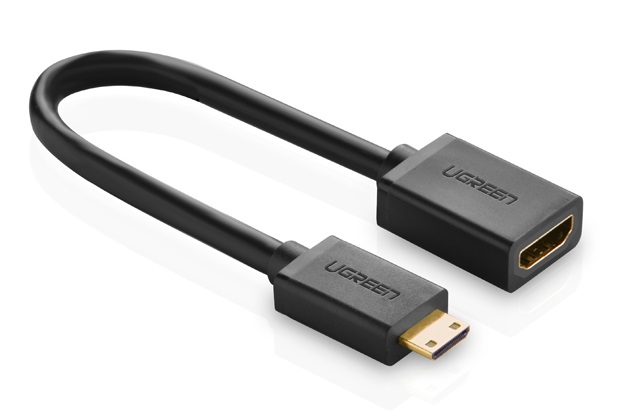 UGREEN Cavo Mini HDMI a HDMI 4K 22CM - Adattatore Audio e Video per Fotocamere e Videocamere