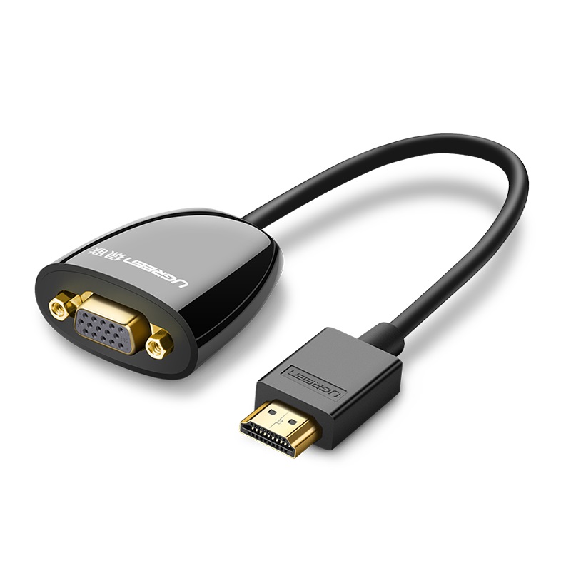 UGREEN MM105 - Adattatore HDMI a VGA 0.25m senza audio, colore nero