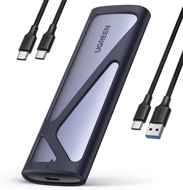 UGREEN Case Esterno M.2 NVMe NGFF USB C 3.2 Gen 2 - 2TB, UASP 10Gbps, Compatibile con 970 Evo Plus e WD SN770