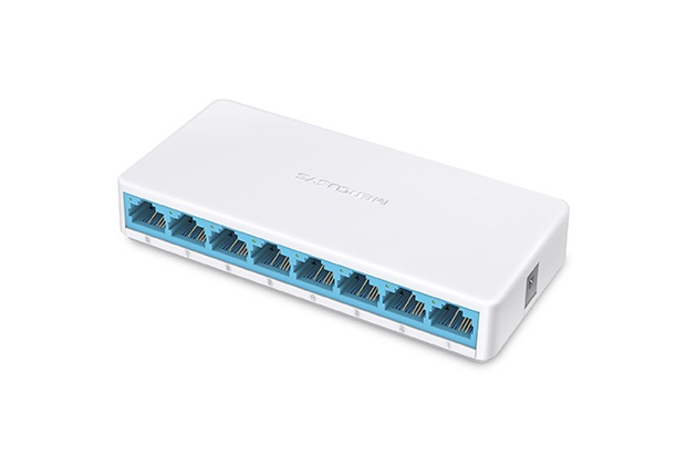 Mercusys MS108 Switch di rete Desktop 8 Porte 10/100 Mbps RJ45 Non Gestito con Auto-negoziazione e Auto MDI/MDIX