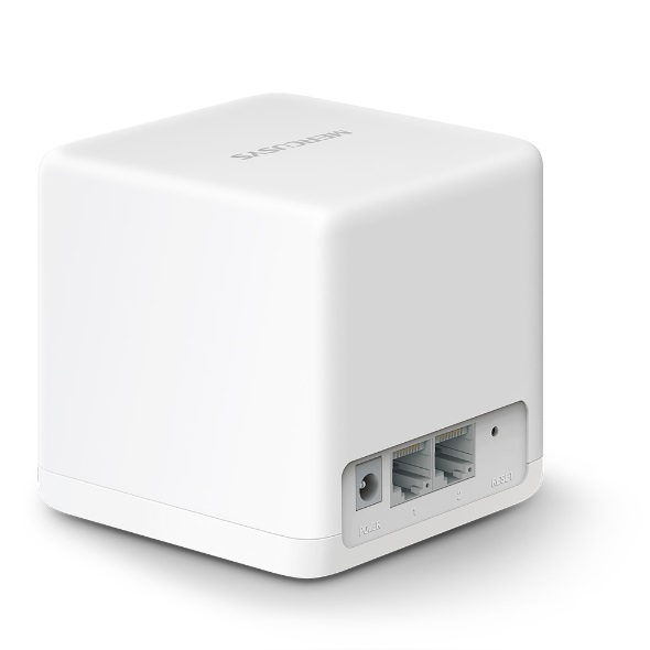 Mercusys Halo H30G (3-Pack) Sistema Wi-Fi Mesh Dual-band AC1300 - Wi-Fi 5 (802.11ac), 400 Mbps a 2.4 GHz 867 Mbps a 5 GHz, 2 Porte Gigabit, Antenne Interne