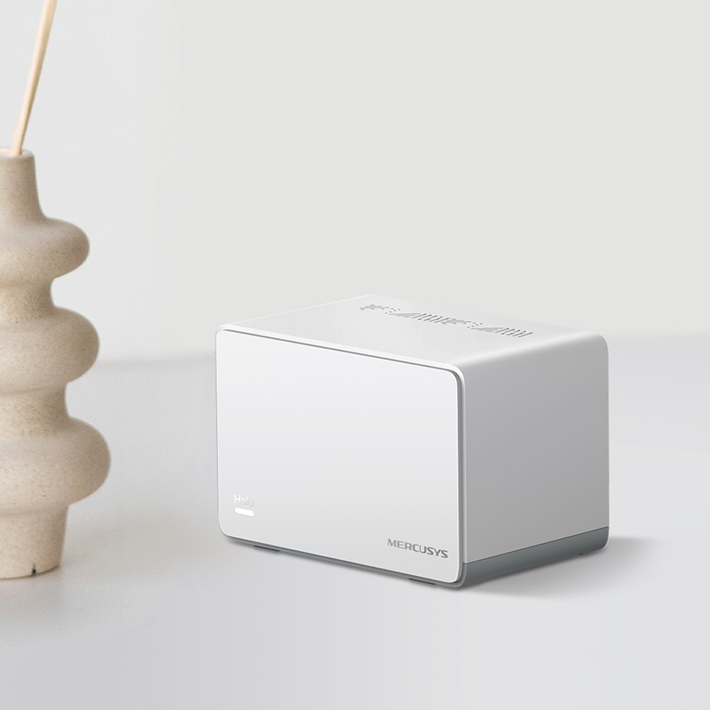 Mercusys Halo H70X Sistema Mesh Wi-Fi 6 AX1800 Dual-band (2.4 GHz/5 GHz) 3-pack Bianco - Copertura fino a 550 m²