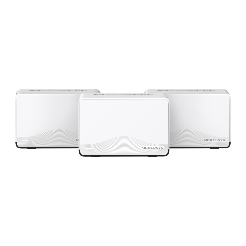 Mercusys Halo H27BE Whole Home Mesh Wi-Fi 7 System - 3-Pack, Dual-band (2.4 GHz/5 GHz), Bianco
