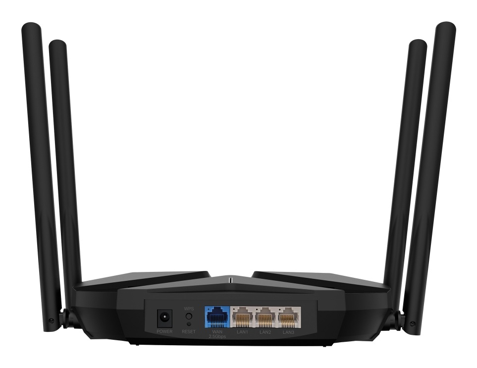 Mercusys AX3000 router wireless Gigabit Ethernet Dual-band (2.4 GHz/5 GHz) Nero