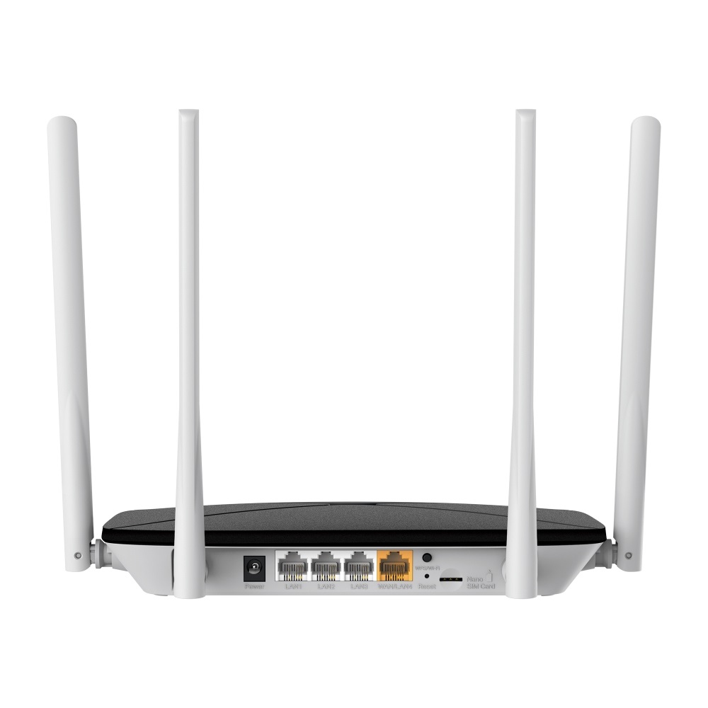 Mercusys MB135-4G Router Wireless 4G LTE AC1200 con Modem Integrato e Antenne Estraibili