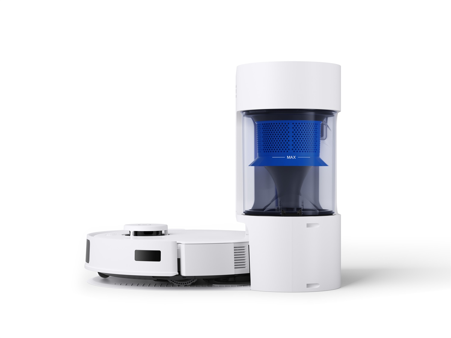 ECOVACS DEEBOT N20 Pro Plus - Robot Aspirapolvere e Lavapavimenti con Mappatura, 8000 Pa, Autonomia 300 min, Spazzola Antigroviglio, Contenitore Senza Sacco, Colore Bianco