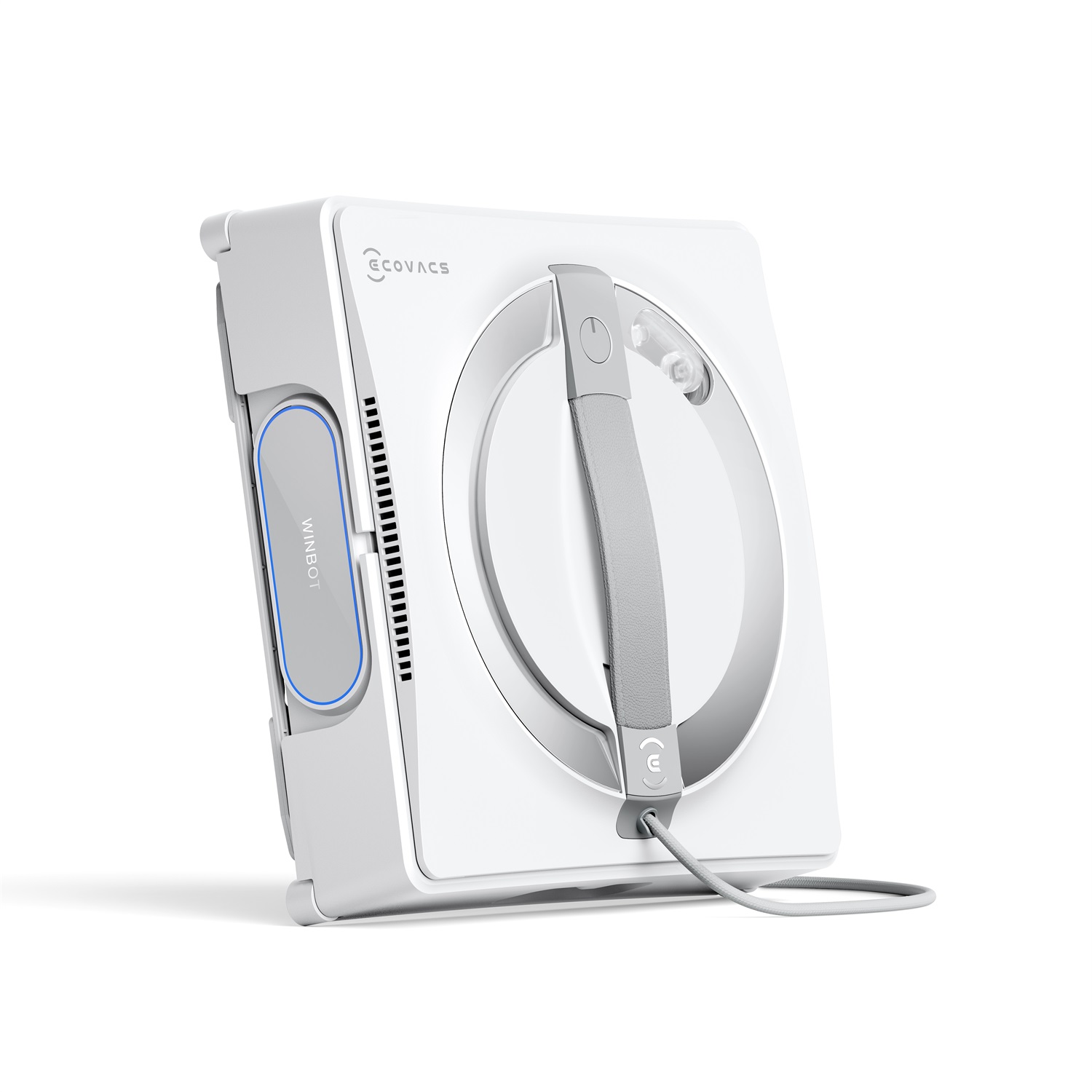 Ecovacs WINBOT W2 PRO OMNI - Robot Lavavetri con Batteria 4500 mAh, Autonomia 110 Minuti, Triplo Ugello Spruzzatore, Navigazione WIN-SLAM 4.0, Sicurezza a 12 Livelli, Controllo App
