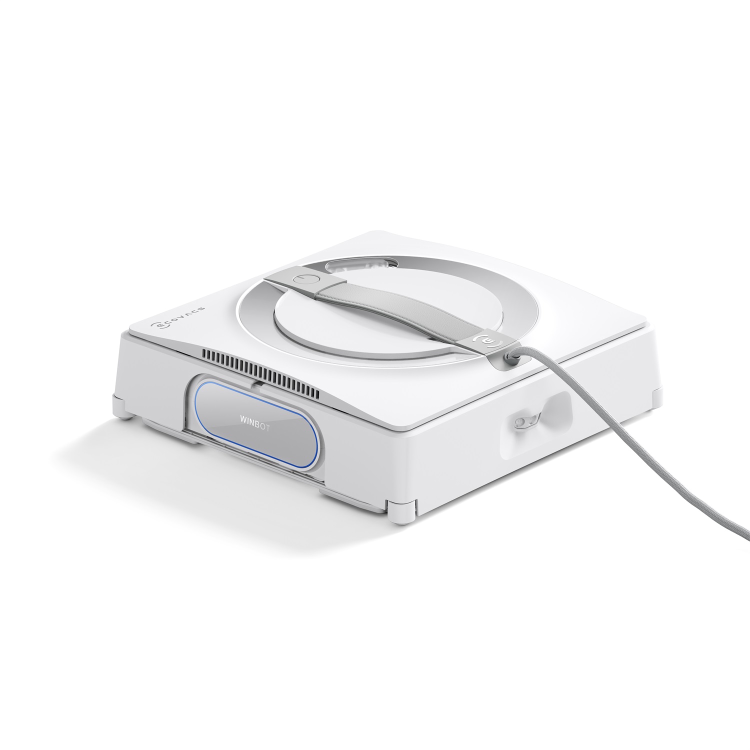 Ecovacs WINBOT W2 PRO OMNI - Robot Lavavetri con Batteria 4500 mAh, Autonomia 110 Minuti, Triplo Ugello Spruzzatore, Navigazione WIN-SLAM 4.0, Sicurezza a 12 Livelli, Controllo App