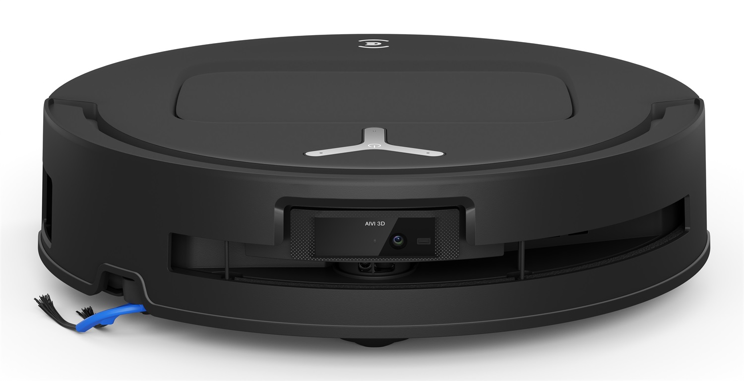 ECOVACS DEEBOT T80 OMNI Robot Aspirapolvere Lavapavimenti Nero, 18.000 Pa, Spazzola OZMO ROLLER, ZeroTangle 3.0, Lavaggio Mocio con Acqua Calda a 40-75 °C, Asciugatura ad Aria Calda, Capacità 3L, Senza Sacchetto