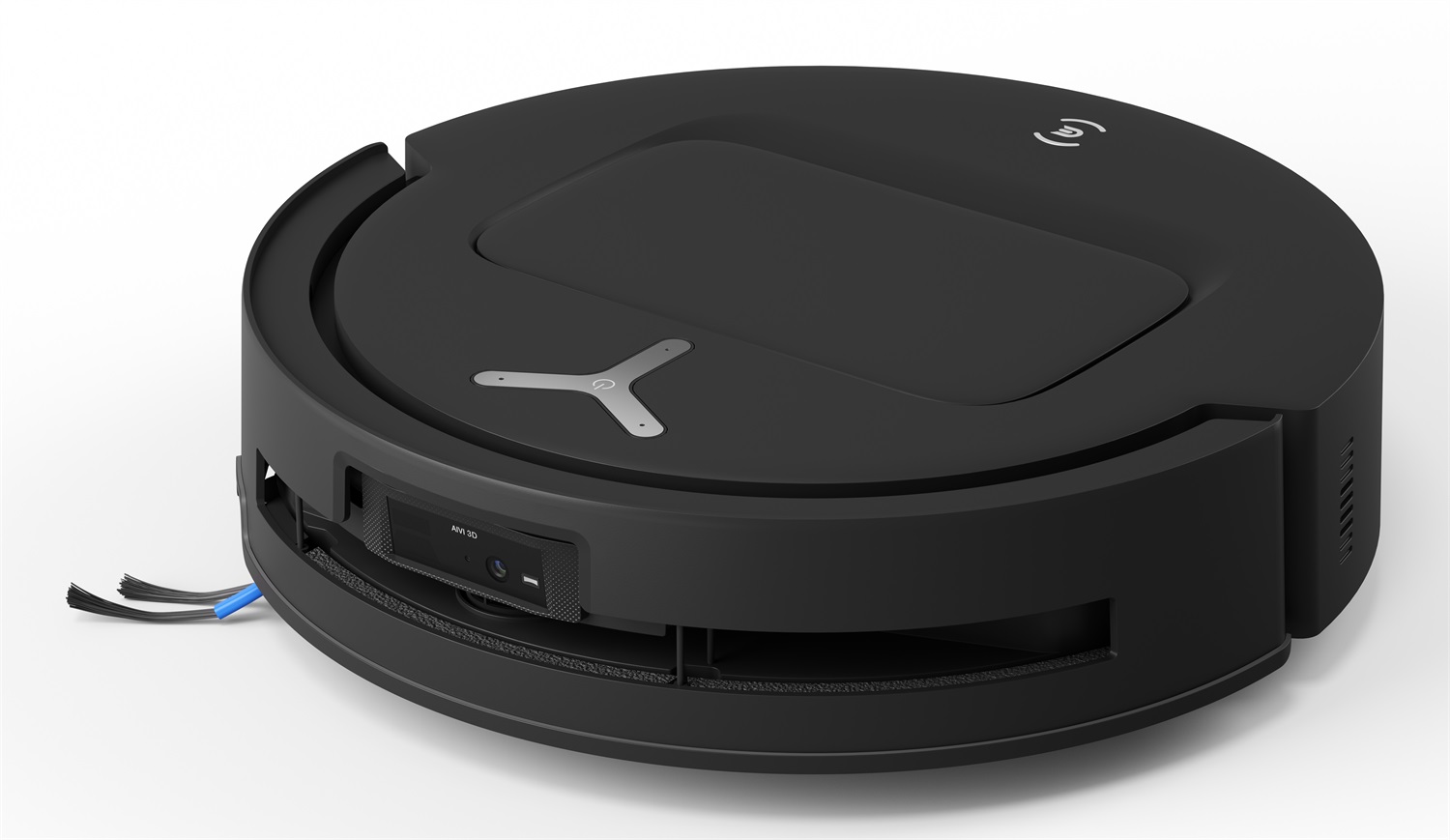 ECOVACS DEEBOT T80 OMNI Robot Aspirapolvere Lavapavimenti Nero, 18.000 Pa, Spazzola OZMO ROLLER, ZeroTangle 3.0, Lavaggio Mocio con Acqua Calda a 40-75 °C, Asciugatura ad Aria Calda, Capacità 3L, Senza Sacchetto